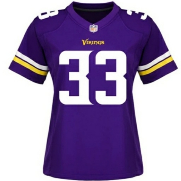 NFL Tops - WOMENS MINNESOTA VIKINGS DALVIN COOK PURPLE JERSEY